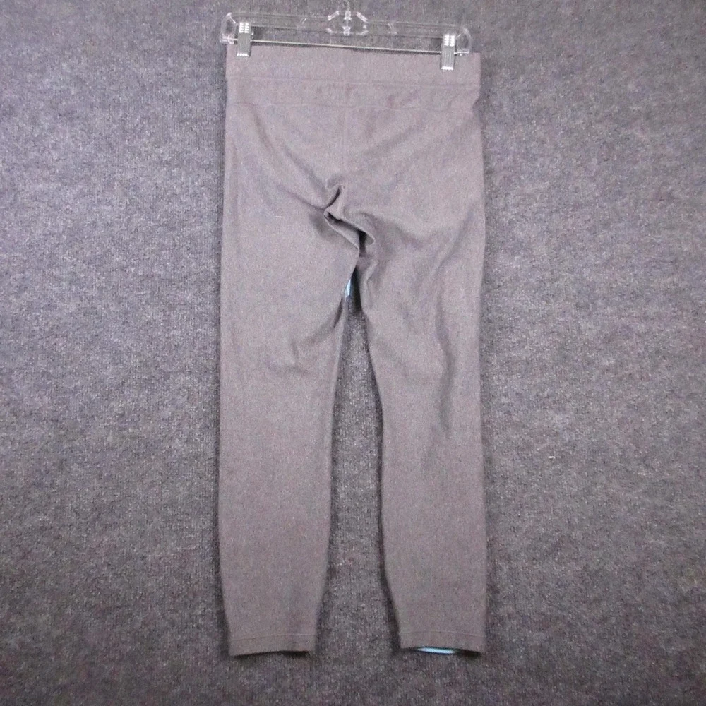 Under Armour Leggings Womens Medium Gray Colorblock Compression HeatGear